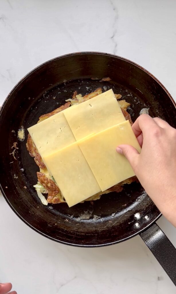 Square omelette