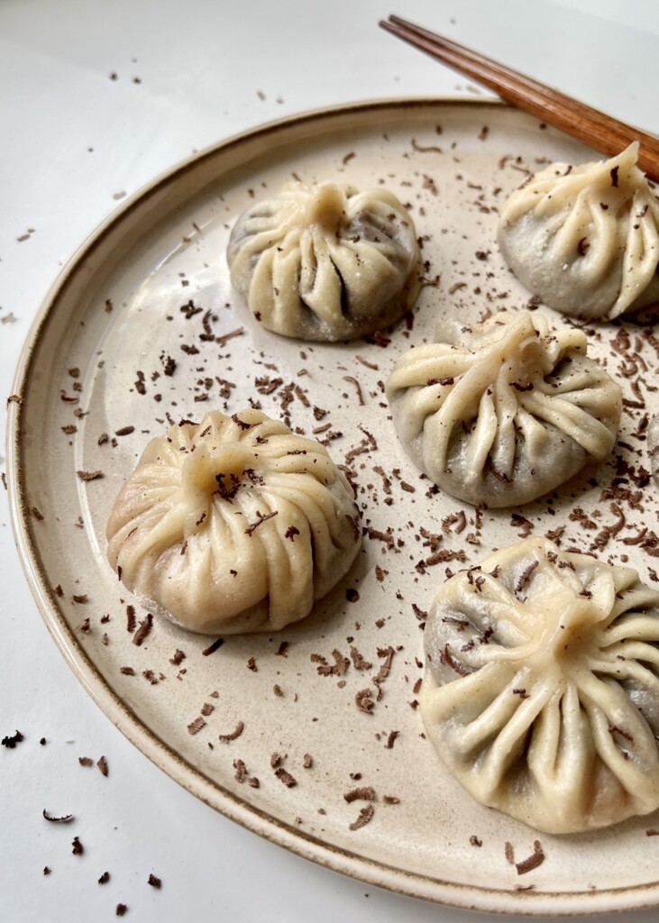 Chocolate and Peanut Butter Dumplings