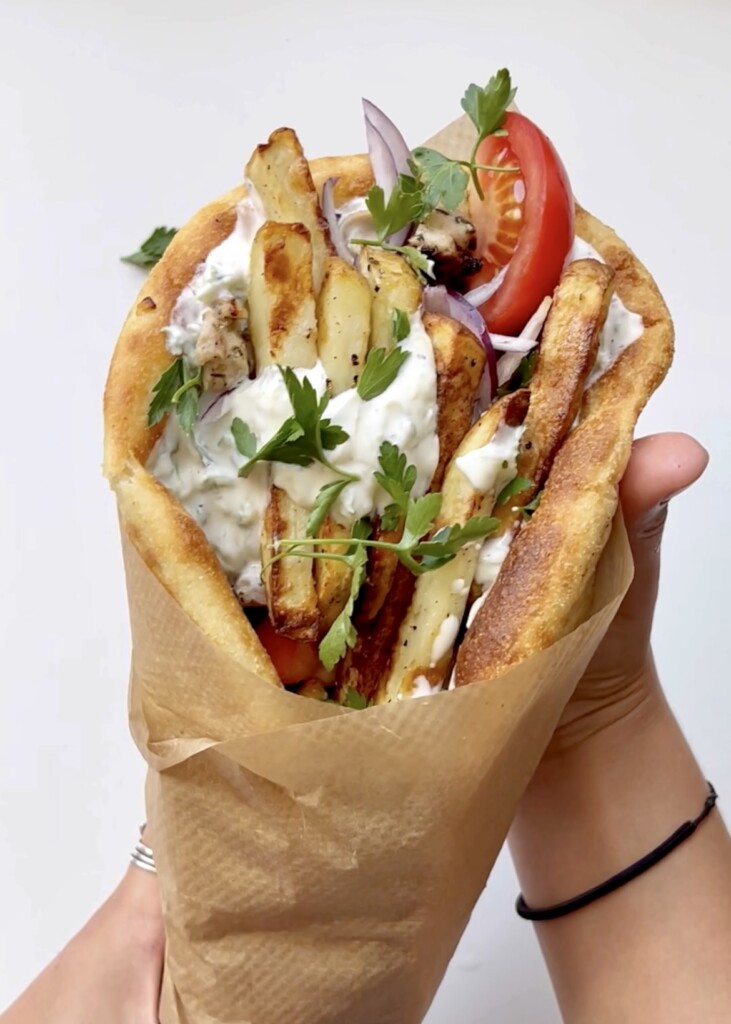 Greek Chicken Gyros