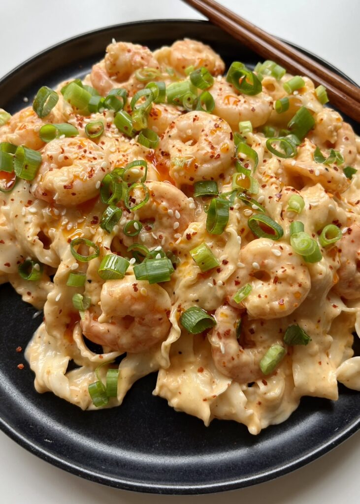 1-minute Bang Bang Shrimp Noodles