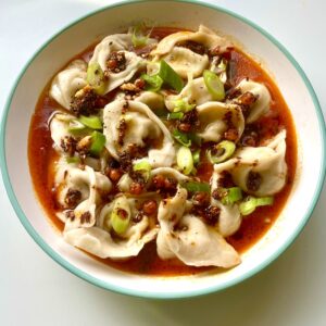 Veggie Chilli Oil Wontons