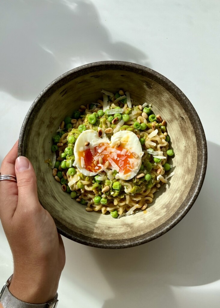 Pea Pesto Ramen