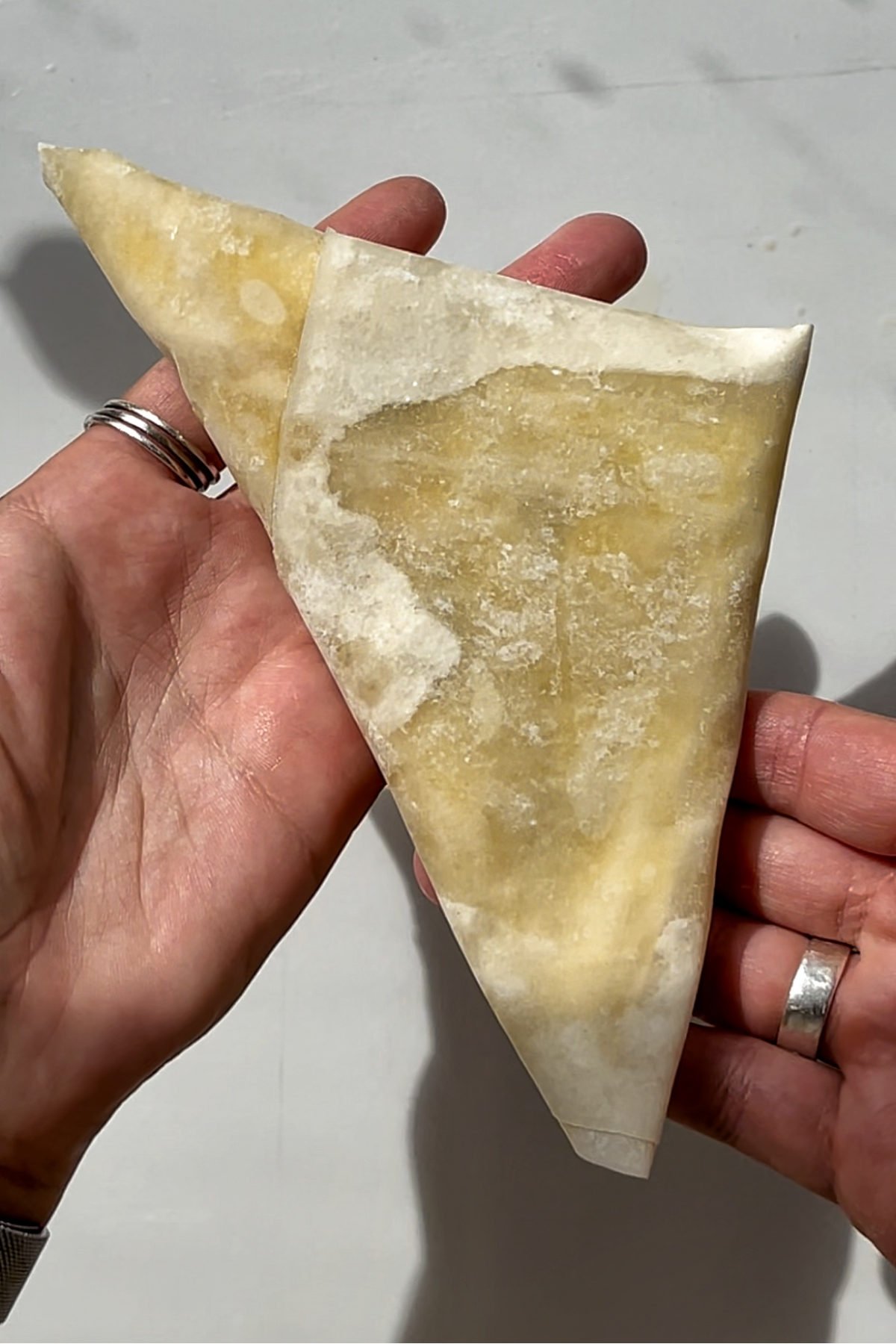 Filo pastry triangle.