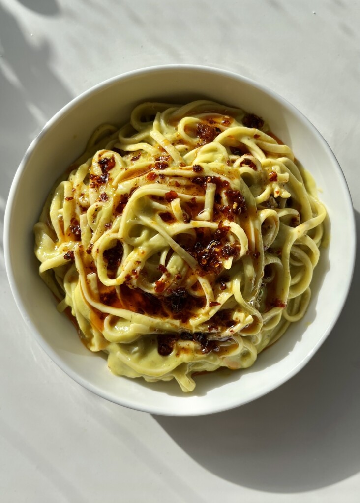 Avocado & Chilli Oil Linguine