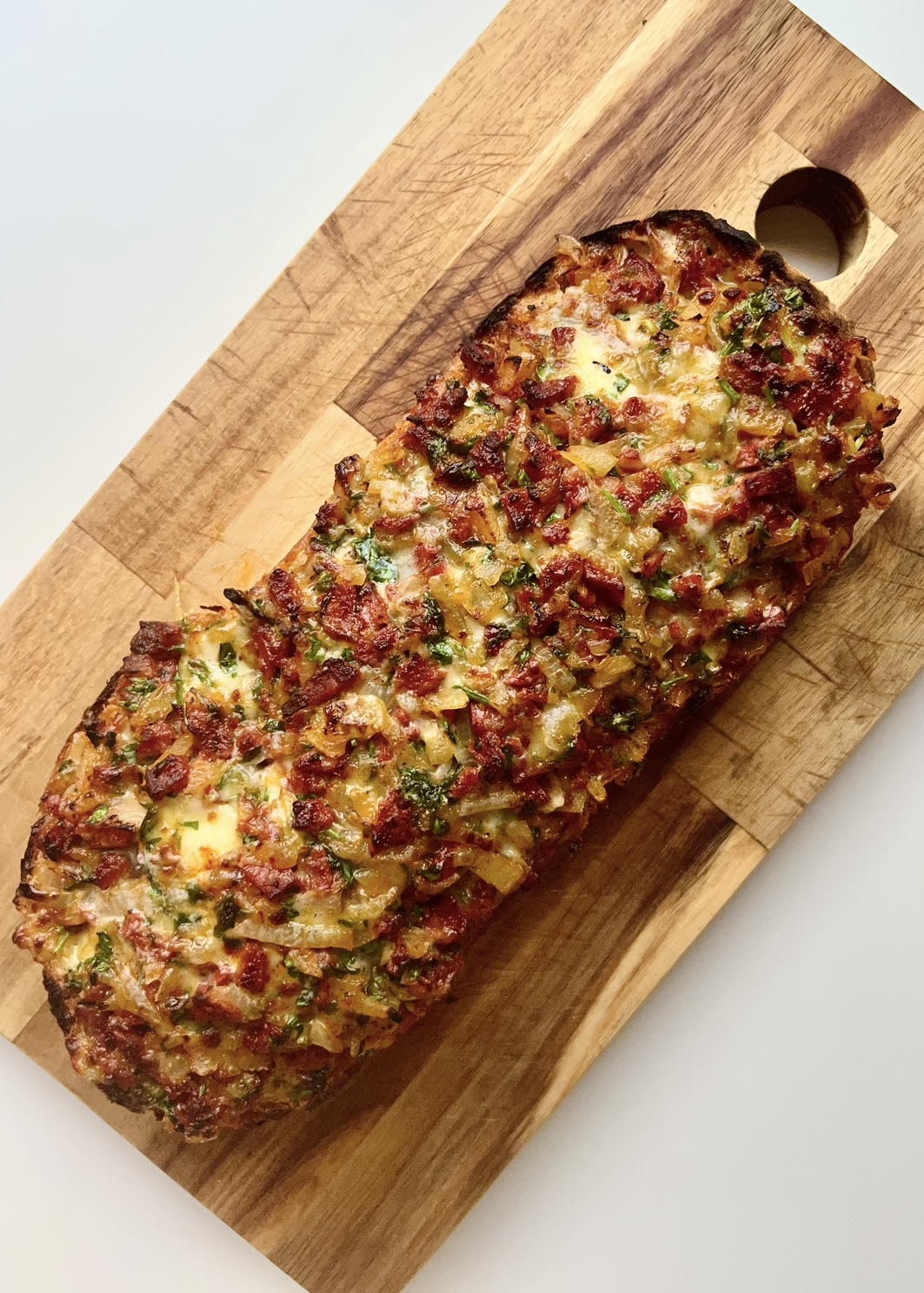 Cheesy 'Nduja Slider