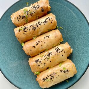 Butter Chicken Crispy Rolls