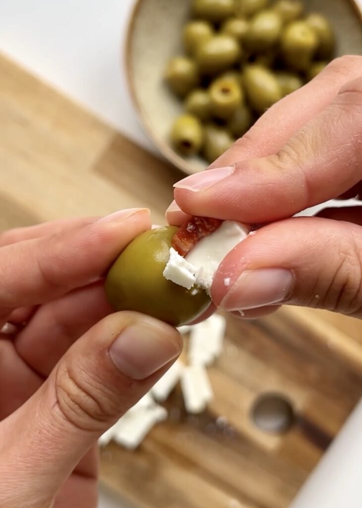 Deep-Fried Stuffed Olives