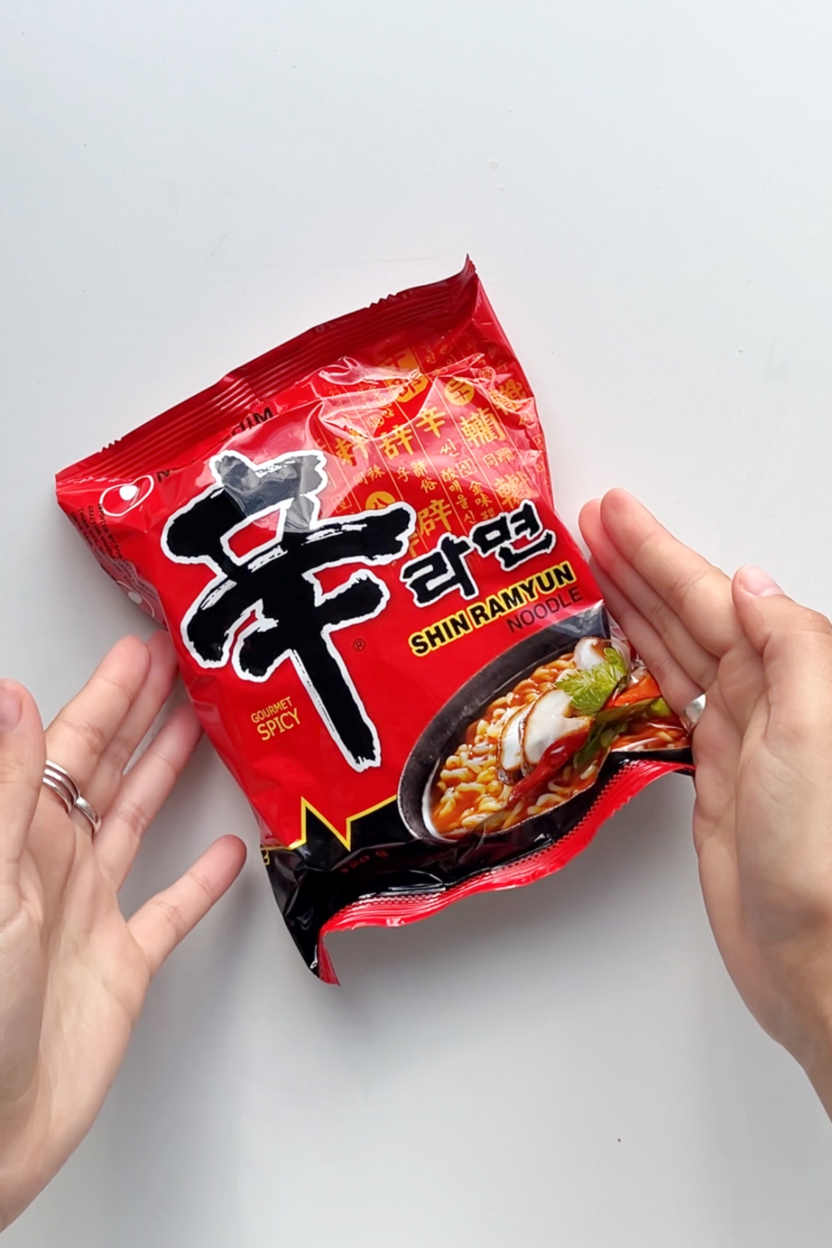 Shin Ramyun noodles.