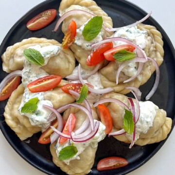 Gyros-Inspired Dumplings.