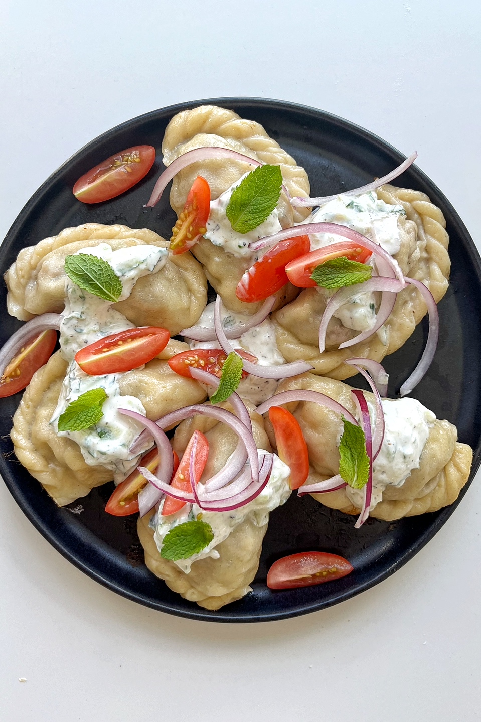 Gyros-Inspired Dumplings.