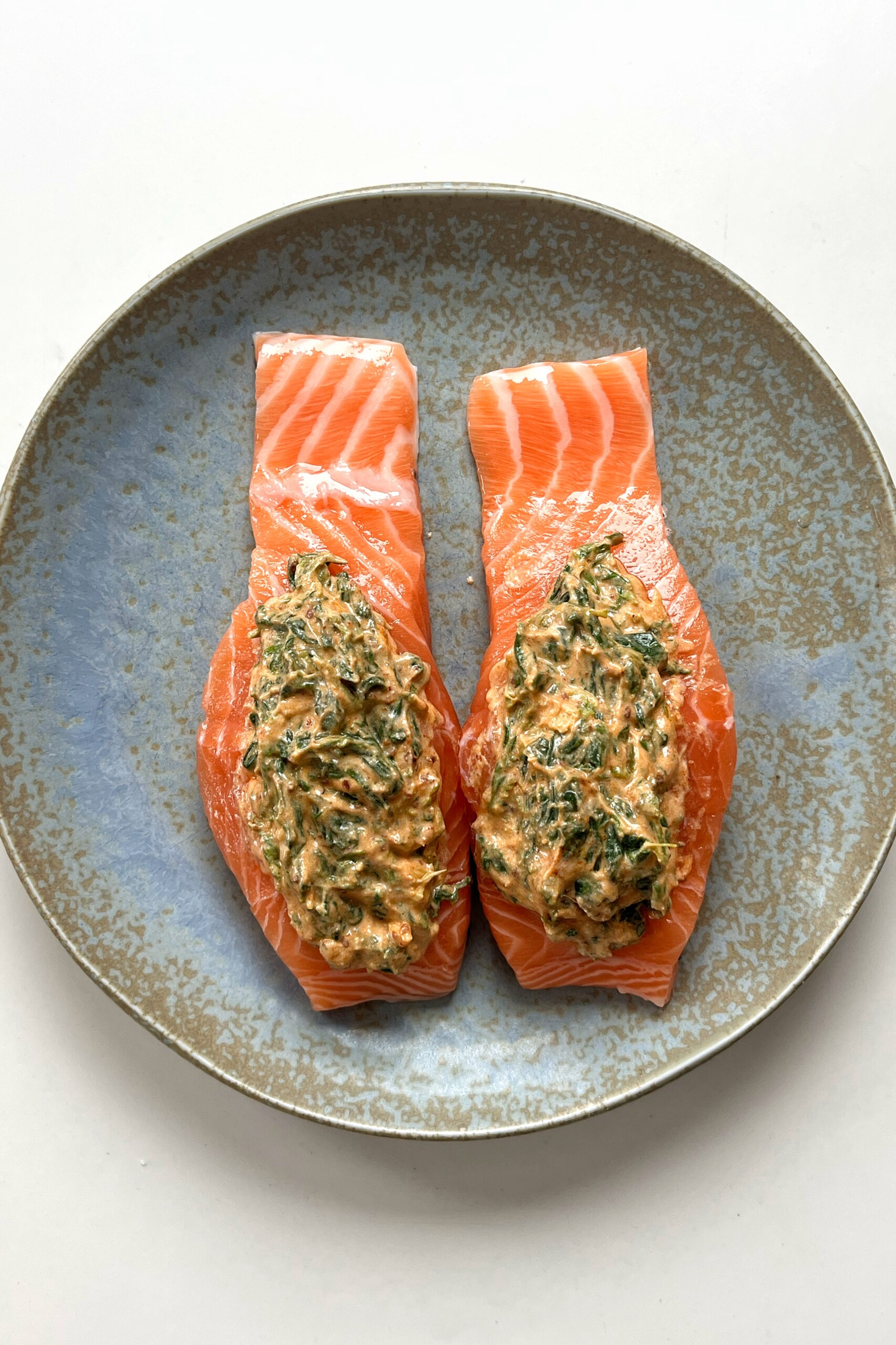 Stuffed Salmon Recipe.