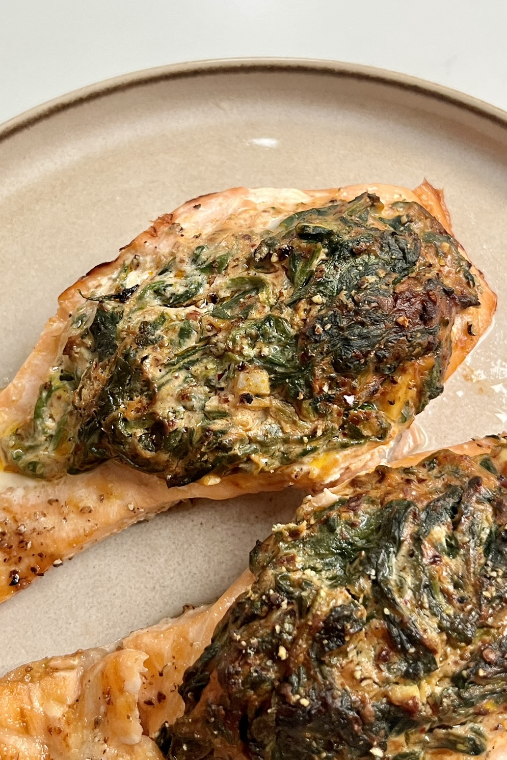 Stuffed Salmon in the Air Fryer.