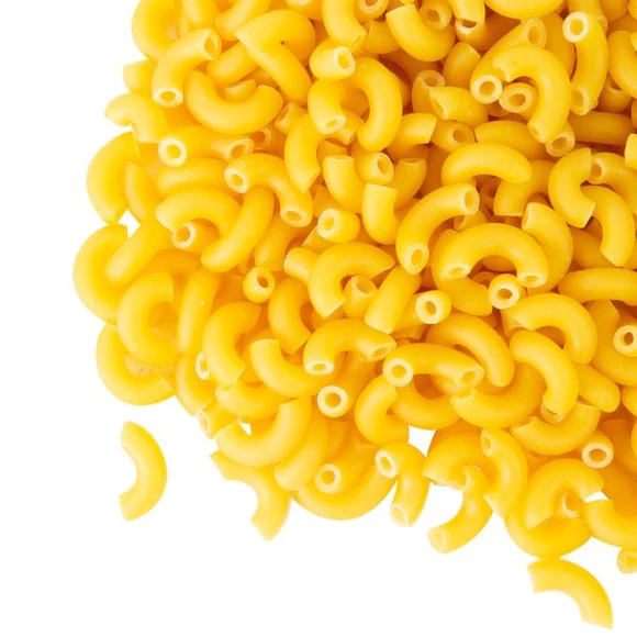 Macaroni pasta.