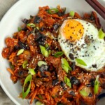 Bulgogi Fried Rice with Kimchi and Beef.