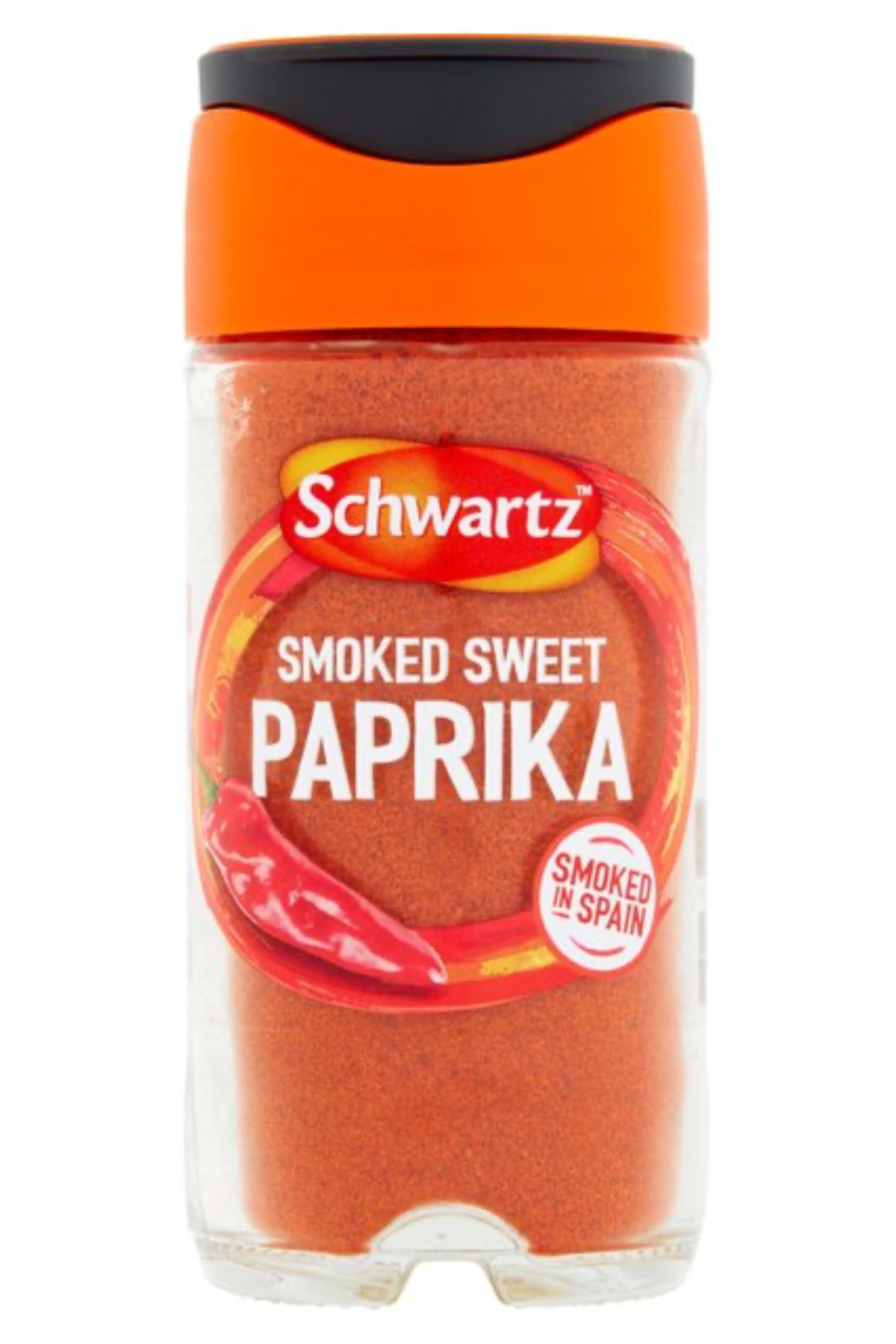 Bottle of smoked sweet paprika.