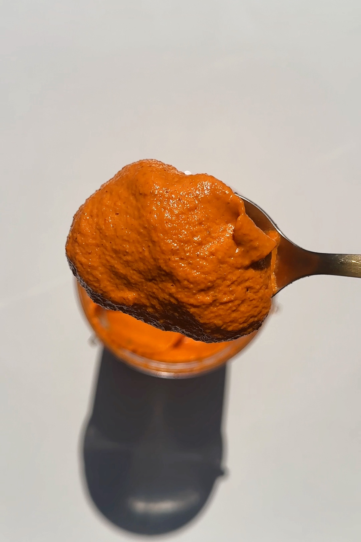 Homemade romesco sauce.