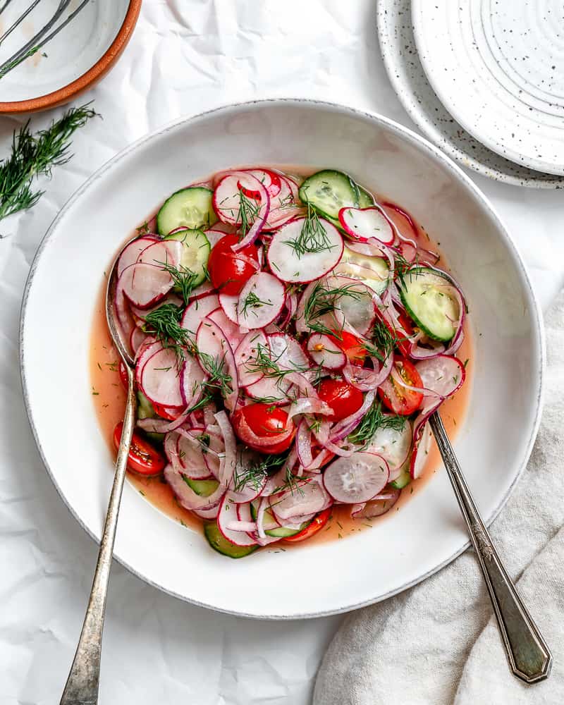 Radish salad.