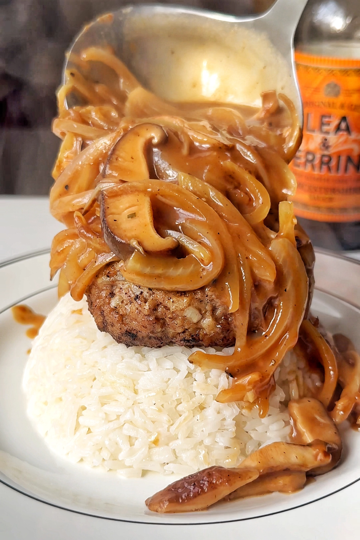 Serving up loco moco.