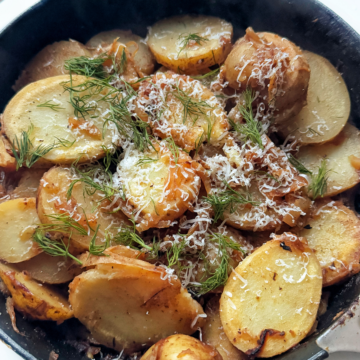 skillet fried potatoes