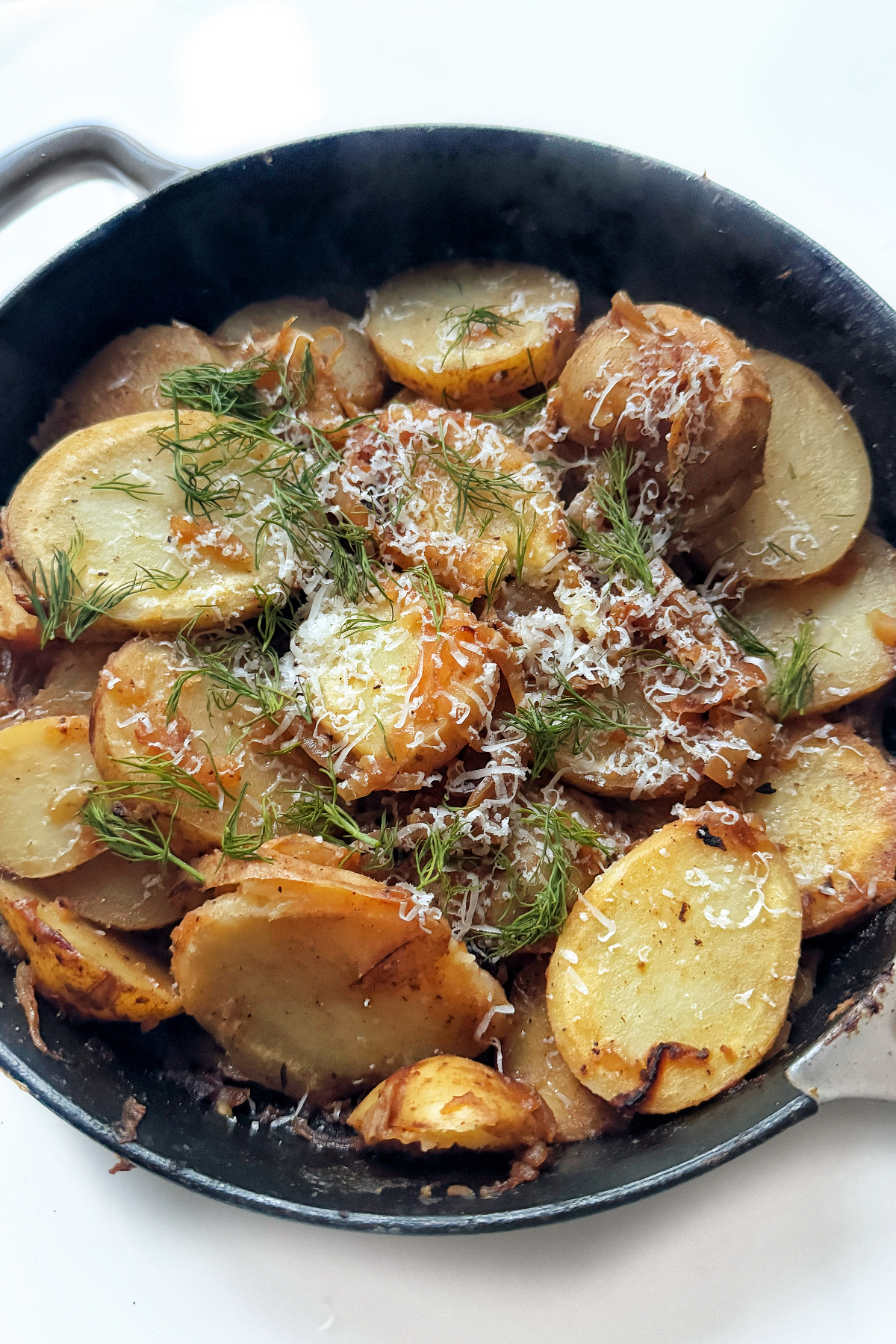 skillet fried potatoes