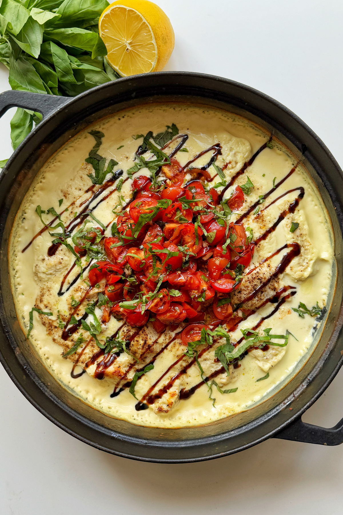 Bruschetta chicken bake