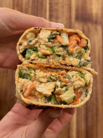 Buffalo chicken wrap.