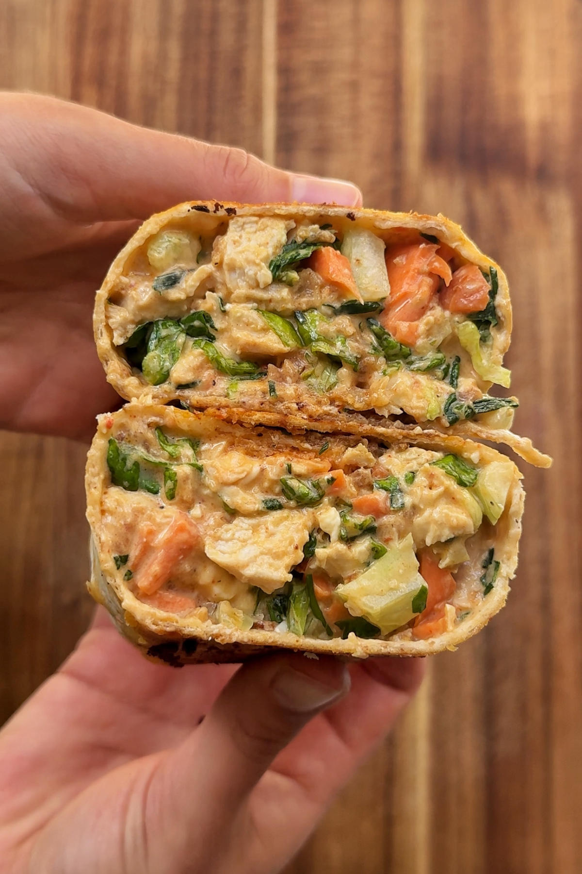 Buffalo chicken wrap.