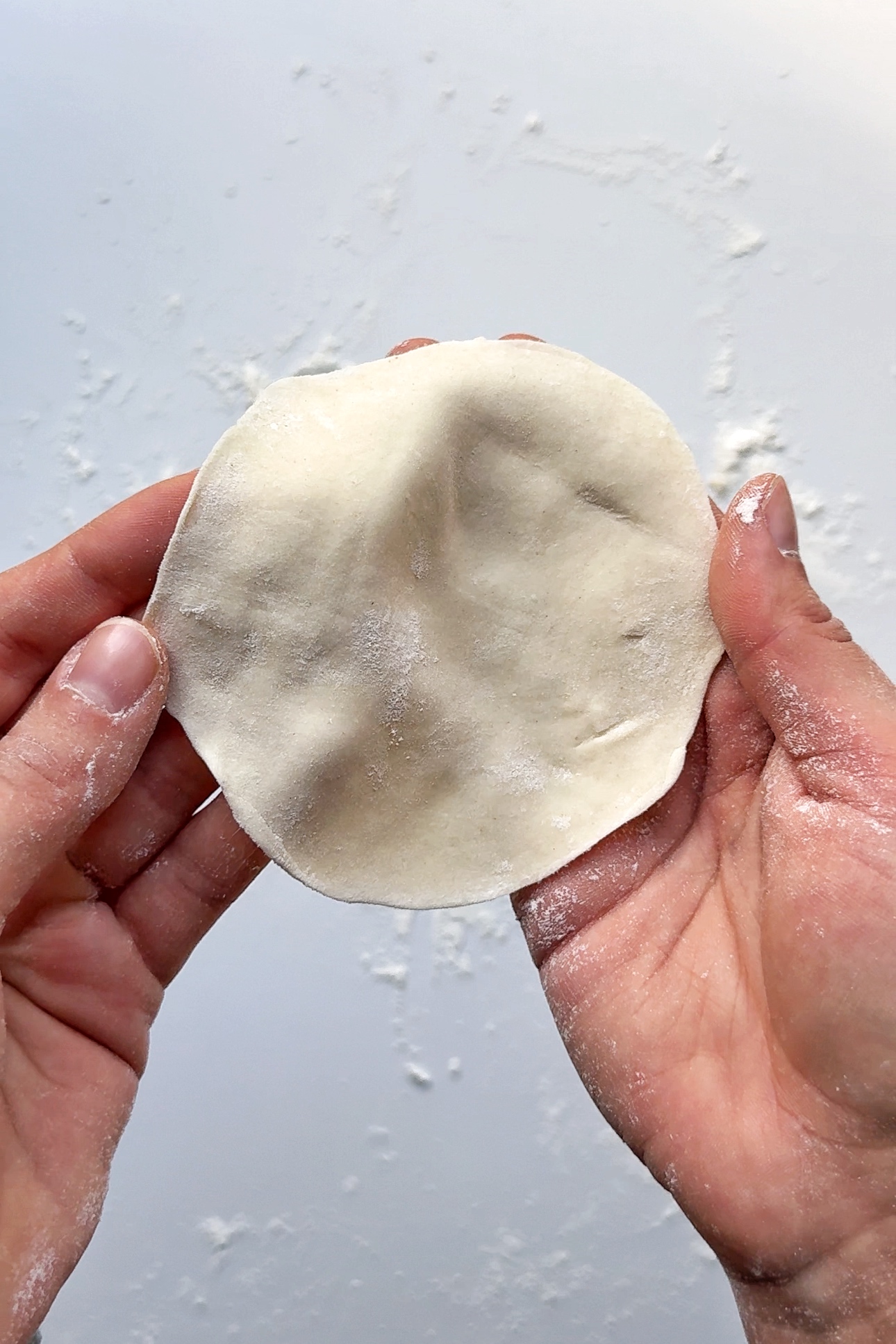 round circular wrapper for jhol momo.