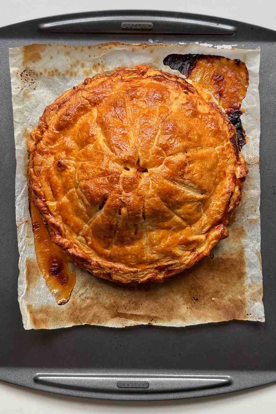 Baked pithivier.