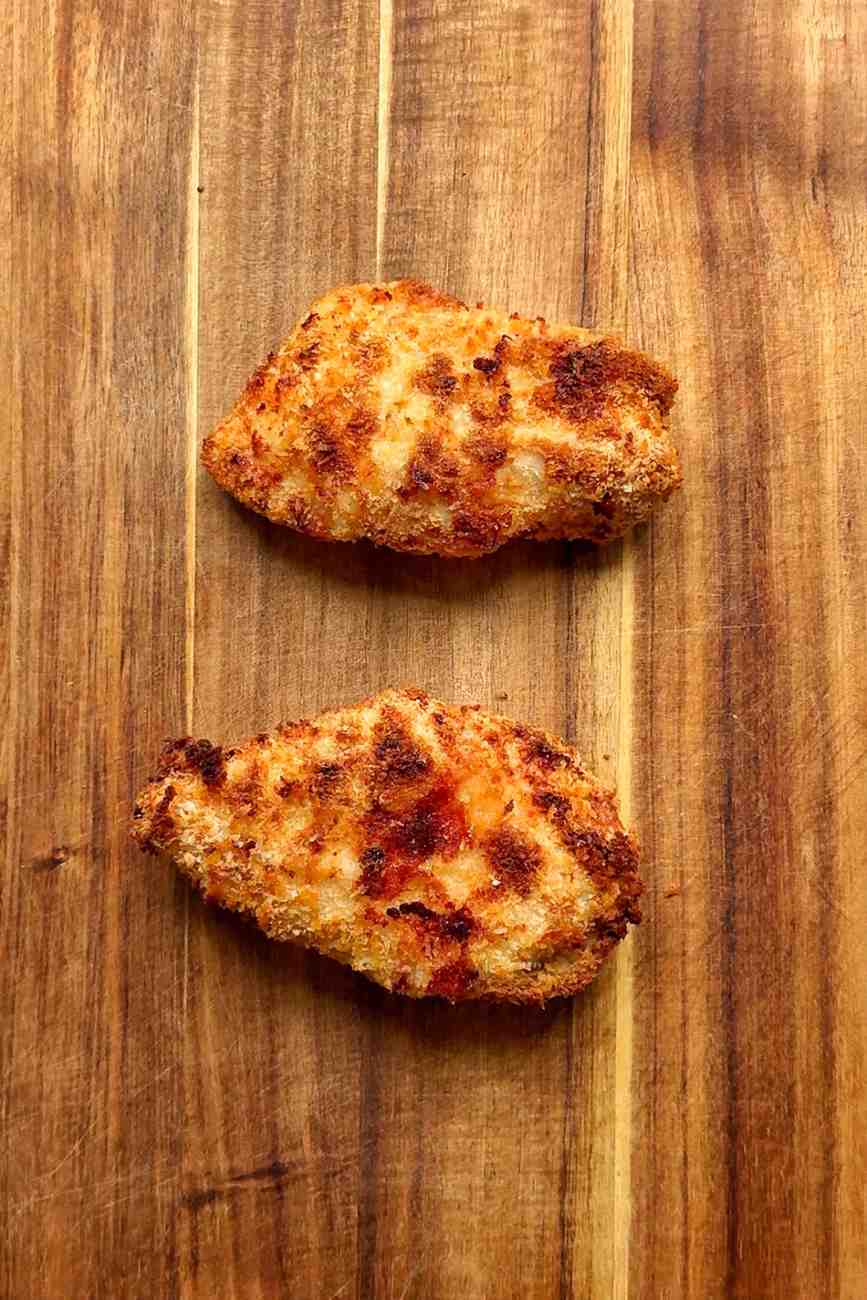 Cooked chicken katsu.